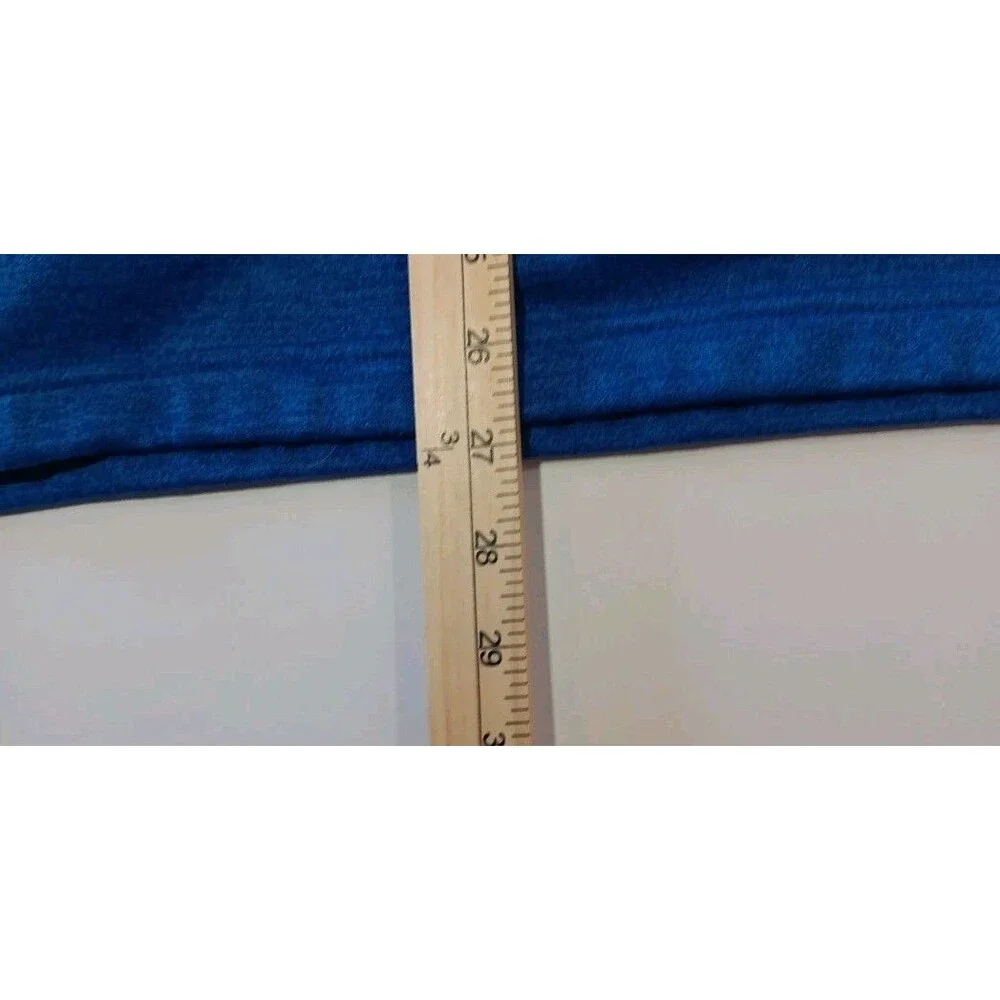 Callaway Sweater Mens 2X Blue Fleece Pullover 1/4 Zip Pockets Golf Casual